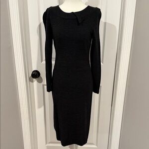 Talbots Classic Black Long Sleeve Dress
